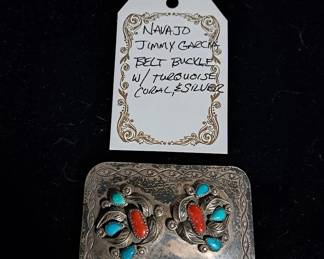 Beautiful Turquoise Jewelry representing Navajo, Zuni, Taxco with artist names like Garcia, Kingman, Zigmond and more
