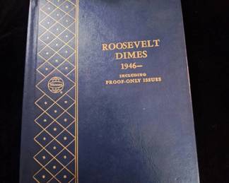 WHITMAN ROOSEVELT DIMES 1946 - INCLUDES PROOF-ONLY ISSUES