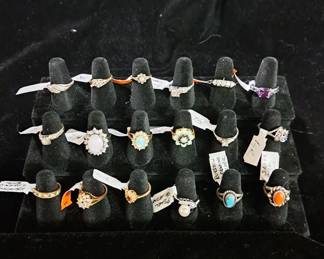 Sterling, 10K and 14K Rings