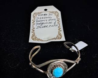 Beautiful Turquoise Jewelry representing Navajo, Zuni, Taxco with artist names like Garcia, Kingman, Zigmond and more
