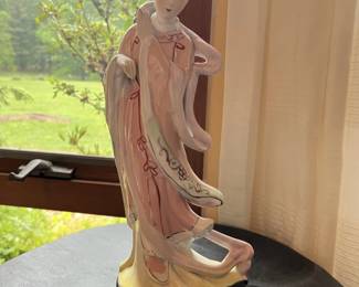 Pink Asian Lady ceramic