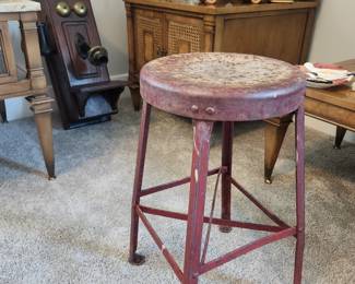 Old Metal Stool