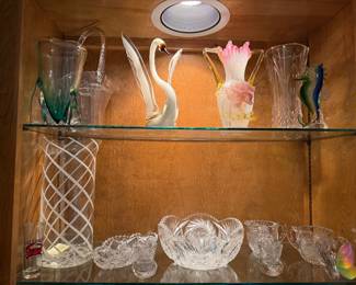 Very nice vintage and antique crystal, including brilliant glass
