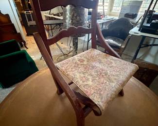 Antique child’s folding chair
