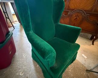 Child’s upholstered wingback chair