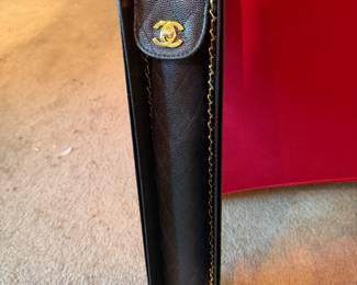 Chanel umbrella with case and box