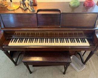 Antique player piano