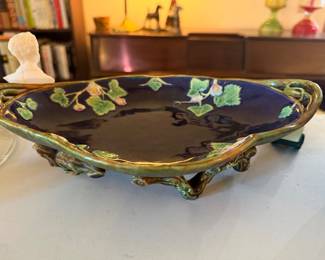 Antique majolica bowl