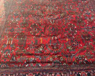 Vintage 9 1/2‘ x 11 1/2‘ Persian style rug