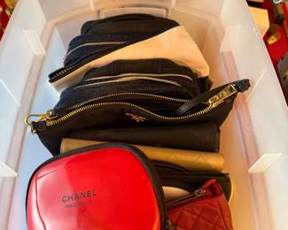 Chanel wallets and cosmetic bags