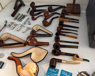 Vintage pipe collection