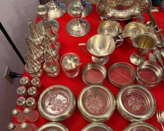 Many very nice pieces of sterling silver