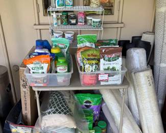 So many gardening supplies