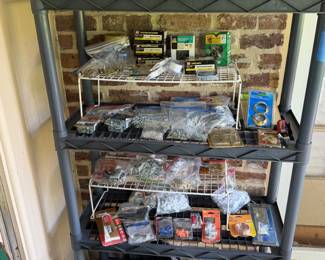 Carpentry supplies on the back patio