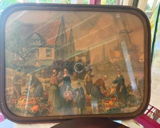 Vintage Van Vreeland 'Dutch Flower Mkt.' 