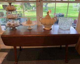 Soup tureens and vintage cut glass