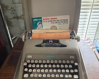 Vintage typewriter