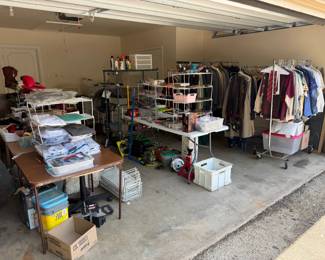 Inside the garage