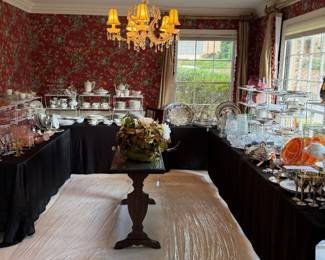 Into the dining room