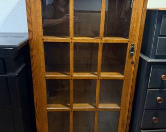 Restoration Hardware Vintage mission style cabinet 