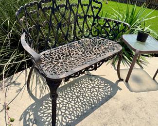 $250 Cast iron bench 