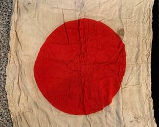  authentic WWII Japanese Hinomaru (Rising Sun) flag WWII 💲💲PRICED @ $250.00 