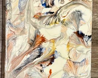 original abstract art by homeowner 