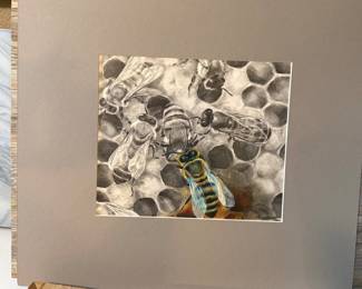 Bee hive- queen been sketch 
