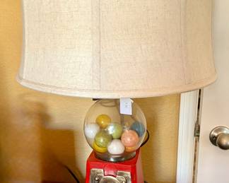 bubble gum machine lamp 