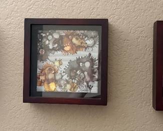 original abstract art by homeowner 