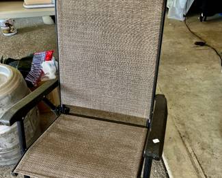 Camping chair $10 folds up