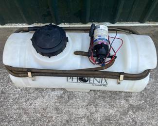 25 gallon sprayer with the pump looks great $70