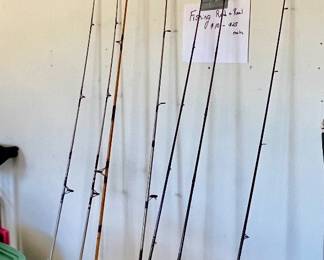 Fishing poles and reels $10 each