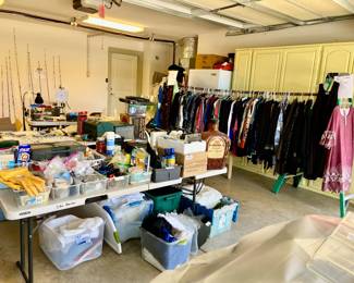 Sheets, towels, painter throw tarps, 50 Cent up $1