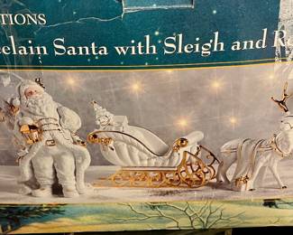 Collectible vintage Christmas, Santa Claus and reindeer $20