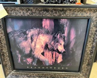 Very large wolf picture $25
