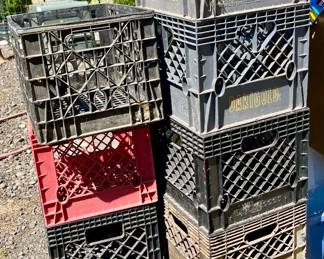 Milk crates two dollars each