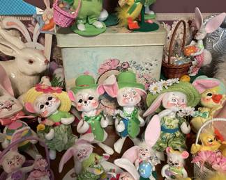 Easter Annalee dolls