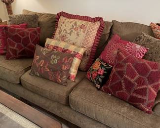Lots of throw pillows