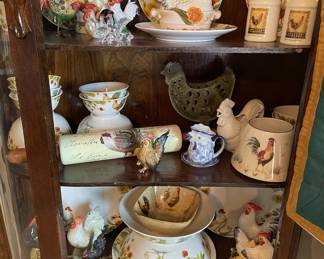 Rooster dishes & collectibles