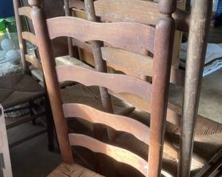 Sets of ladder back chairs