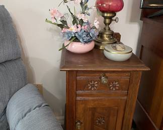 Antique half commode 