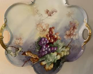 Huge handpainted tray