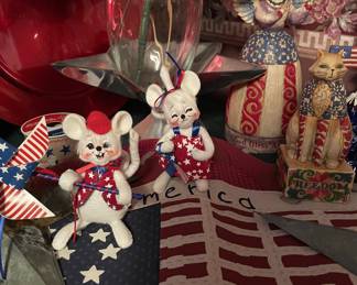 Fourth of July Annalee dolls