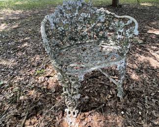 Cast iron chair