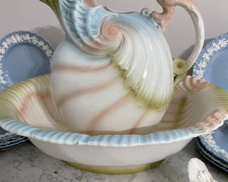 Wash bowl & pitcher