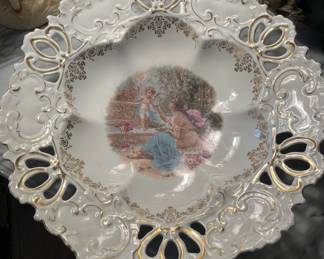Large antique porcelain bowl