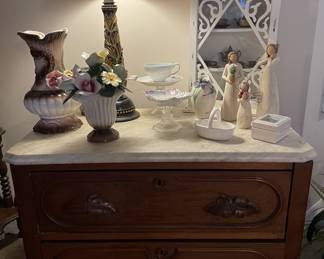 Antique 2 drawer chest 