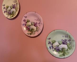 3 of many handpainted plates
