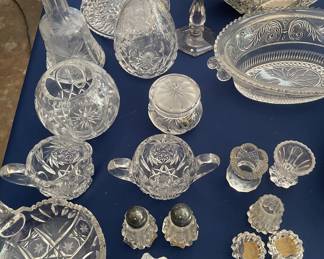 Cut & pressed glass